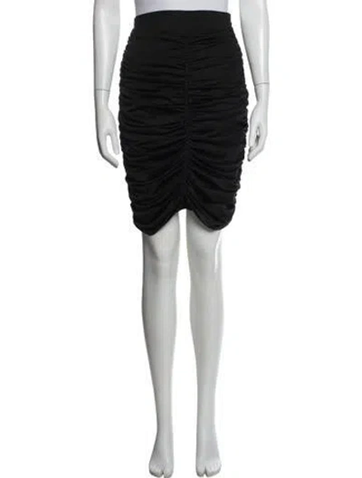 Pre-owned Tom Ford Pleated Accents Mini Skirt In Blue