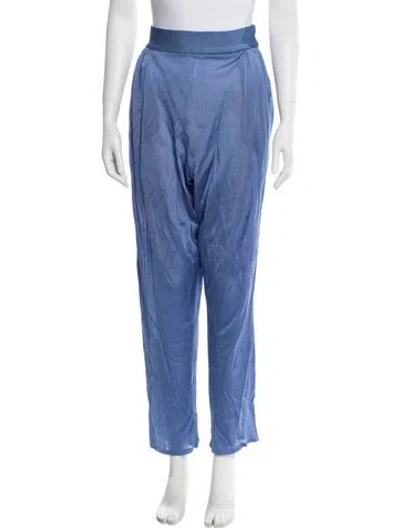 Pre-owned Tom Ford Pleated Accents Sweatpants In Blue