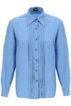 TOM FORD PLEATED BIB SHIRT WITH
