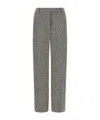 Tom Ford Houndstooth Pattern Pants In Gray
