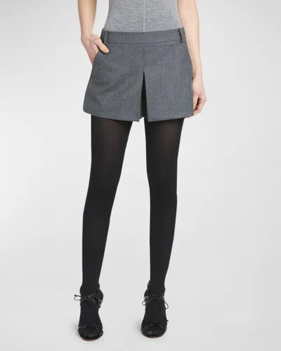 TOM FORD PLEATED COMPACT VIRGIN WOOL SKORT