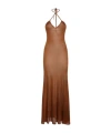 Tom Ford Viscose Jersey Knit Flared Long Dress