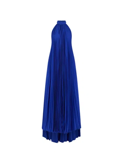 Tom Ford Pleated Halter Dress In Multi