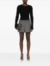 Tom Ford Compact Wool Shorts In Grau