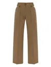 Tom Ford Pleated Trousers In Brown