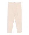 Tom Ford Pleated Trousers In White