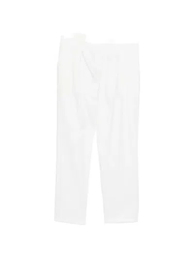 Tom Ford Pleated Trousers In White
