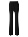 Tom Ford Pleated Wide-leg Trousers In Black