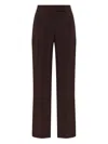 Tom Ford Pleated Wide-leg Trousers In Brown