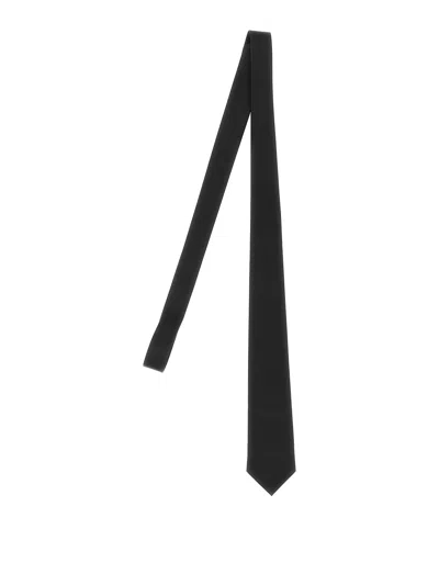 Tom Ford Plong Nappa Tie In Black