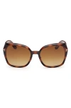Tom Ford Plum 58mm Gradient Butterfly Sunglasses
