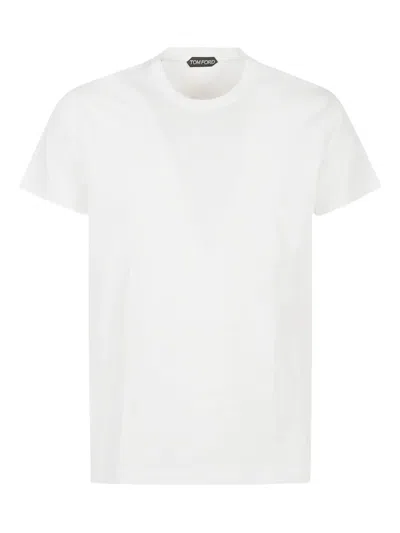 Tom Ford Pocket Crew-neck T-shirt In White