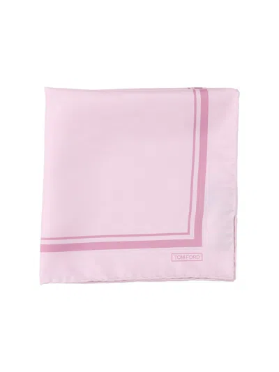 Tom Ford Pocket Handkerchief In Pink