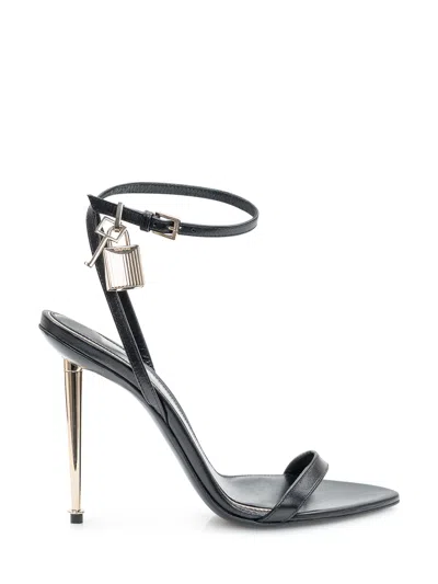 Tom Ford Pointed Sandal Heels In Multi