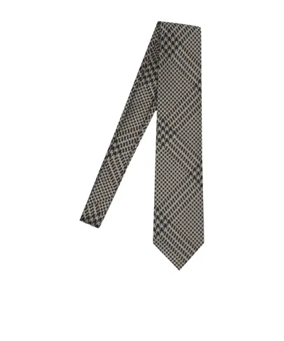Tom Ford Pointed Tie In Black