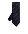 Tom Ford Diagonal-stripe Silk Tie In Neutral