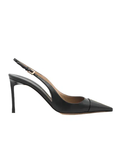 Tom Ford Pointed Toe High Heel Sandals In Black