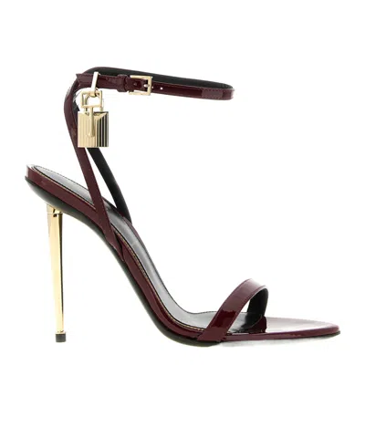Tom Ford Pointed-toe High-heeled Sandals In Brown