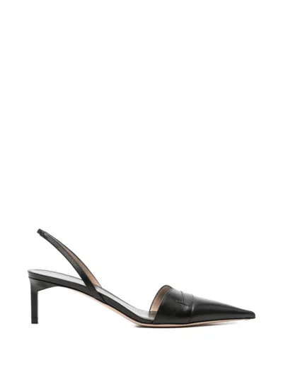 Pre-owned Tom Ford Pointed-toe Slingback Pumps In Black