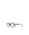 Tom Ford Polished-effect Round-frame Glasses In Black