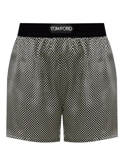 Tom Ford Polka-dot Lounge Shorts