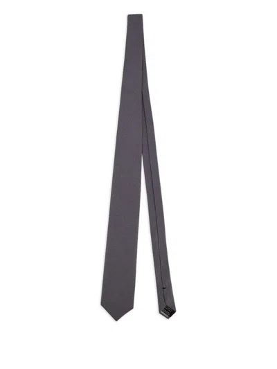 Tom Ford Polka Dot-pattern Tie In Grau
