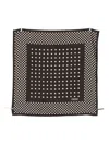 Tom Ford Polka Dot Square Scarves Collection In Black