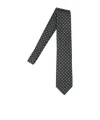 Tom Ford Polka Dot Pointed Tip Tie In Black