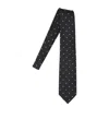Tom Ford Regular Width Pointed Tip Polka Dot Tie In Black