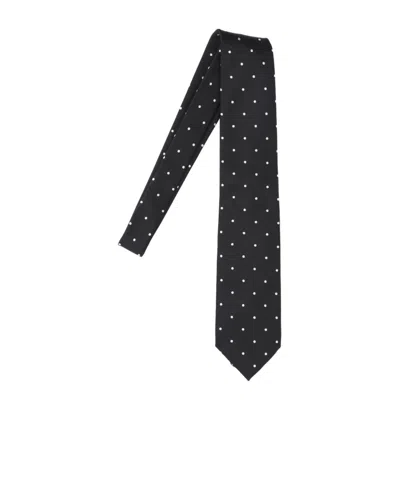 TOM FORD TOM FORD POLKA DOT POINTED TIP TIE