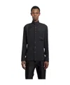 Tom Ford Long Sleeved Buttoned Shirt In Black