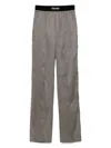 Tom Ford Printed Polka Dot Stretch Satin Pj Pants Trousers Multicolor