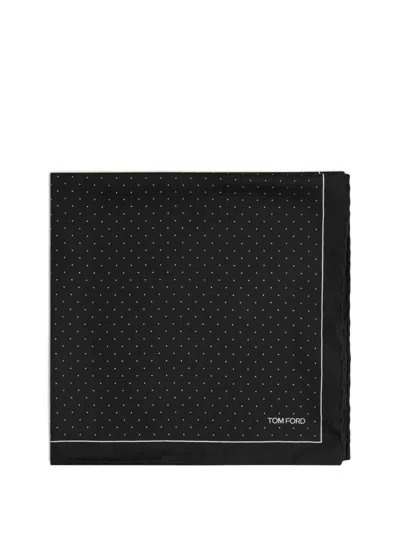 TOM FORD POLKA-DOT SCARF