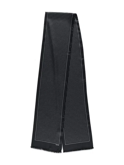 Tom Ford Polka-dot Scarf In Brown
