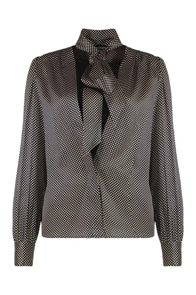 Tom Ford Polka-dot Silk Blouse