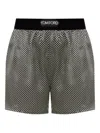 Tom Ford Shorts Stile Pigiama In Seta A Pois