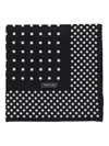 Tom Ford Scarves With Polka Dot Pattern In Black