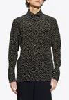 Tom Ford Polka Dot-print Shirt In Black