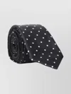Tom Ford Polka Dot-jacquard Silk Tie In Black