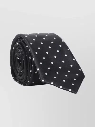 TOM FORD POLKA DOT SILK TIE