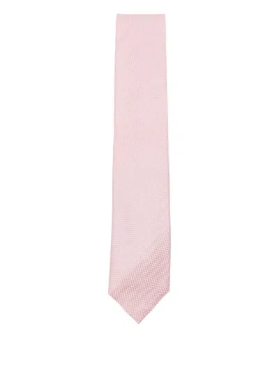 Tom Ford Polka-dot Silk Tie In Pink