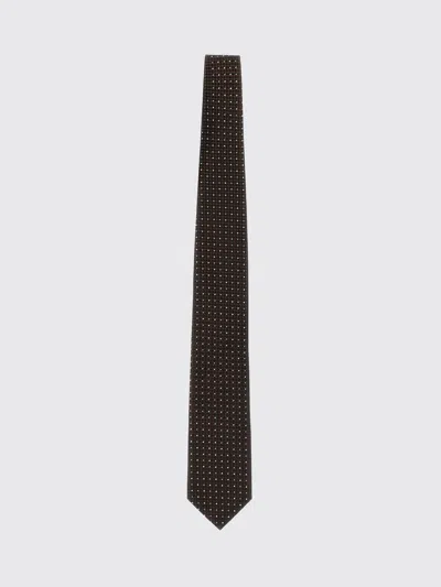 Tom Ford Polka Dot Silk Tie With A 7.5 Cm Width In Orange