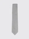Tom Ford Polka Dot Silk Tie With A 7.5 Cm Width In Gray