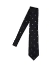 Tom Ford Slim Pointed Polka Dot Ties In Black  