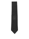 Tom Ford Polka Dot Pointed Tip Tie In Black