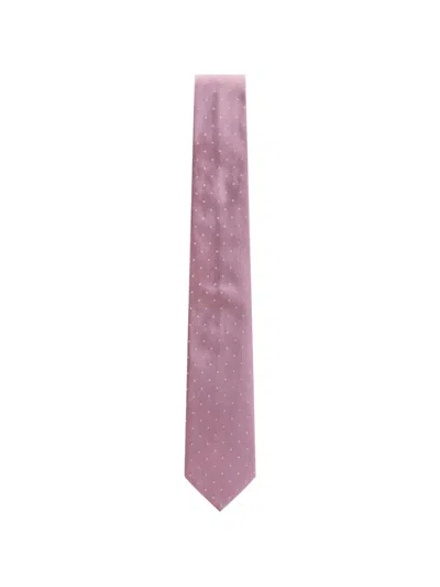 Tom Ford Polka-dot Tie In Pink