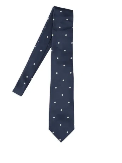 TOM FORD POLKA-DOTS SILK TIE