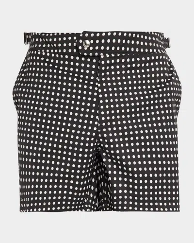 Tom Ford Polkadot Mid-rise Shorts
