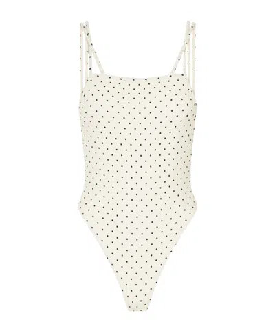 Tom Ford Polka-dot One-piece In White