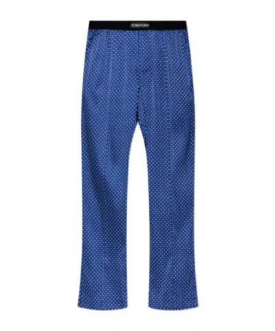 TOM FORD POLKA-DOT  PATTERN PYJAMA PANTS